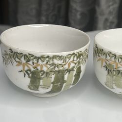 Set Of Two Hawaii Vintage Collectible Porcelain Sake Cups