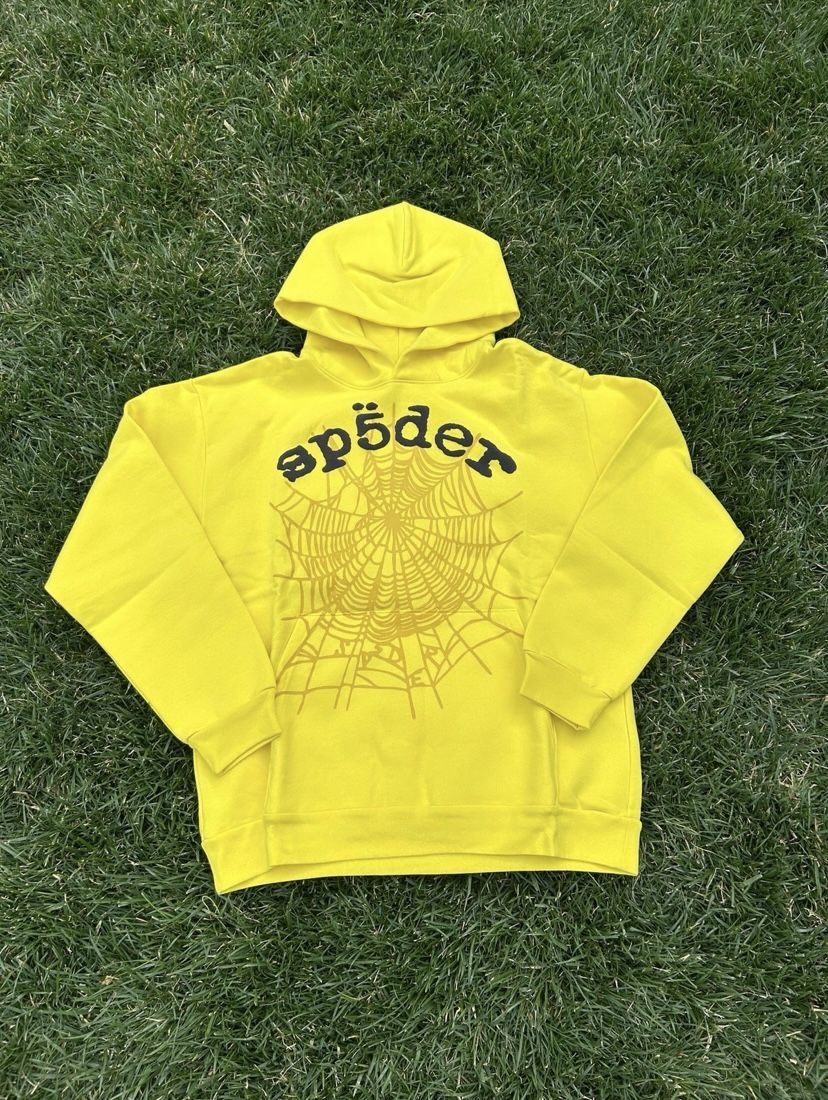 Sp5der Legacy Yellow Hoodie