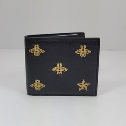 Gucci Leather Printed Bifold Wallet - Wow