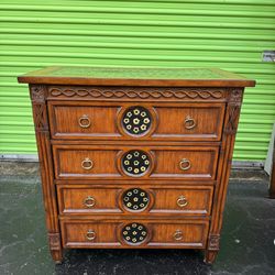 Neoclassical Luxury Comfortable with Marquetry and Leather Details