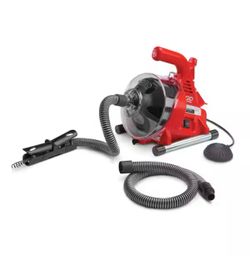RIDGID 55808 PowerClear 120-Volt Drain Cleaning Machine Kit for Tubs, Showers