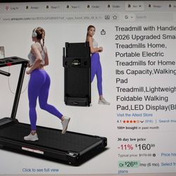Portable Treadmill With Handles