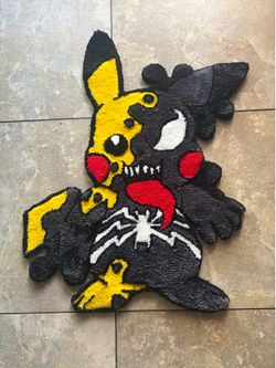 HANDMADE VENOM X PIKACHU RUG