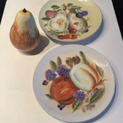 Vintage Hand painted Decor Plates