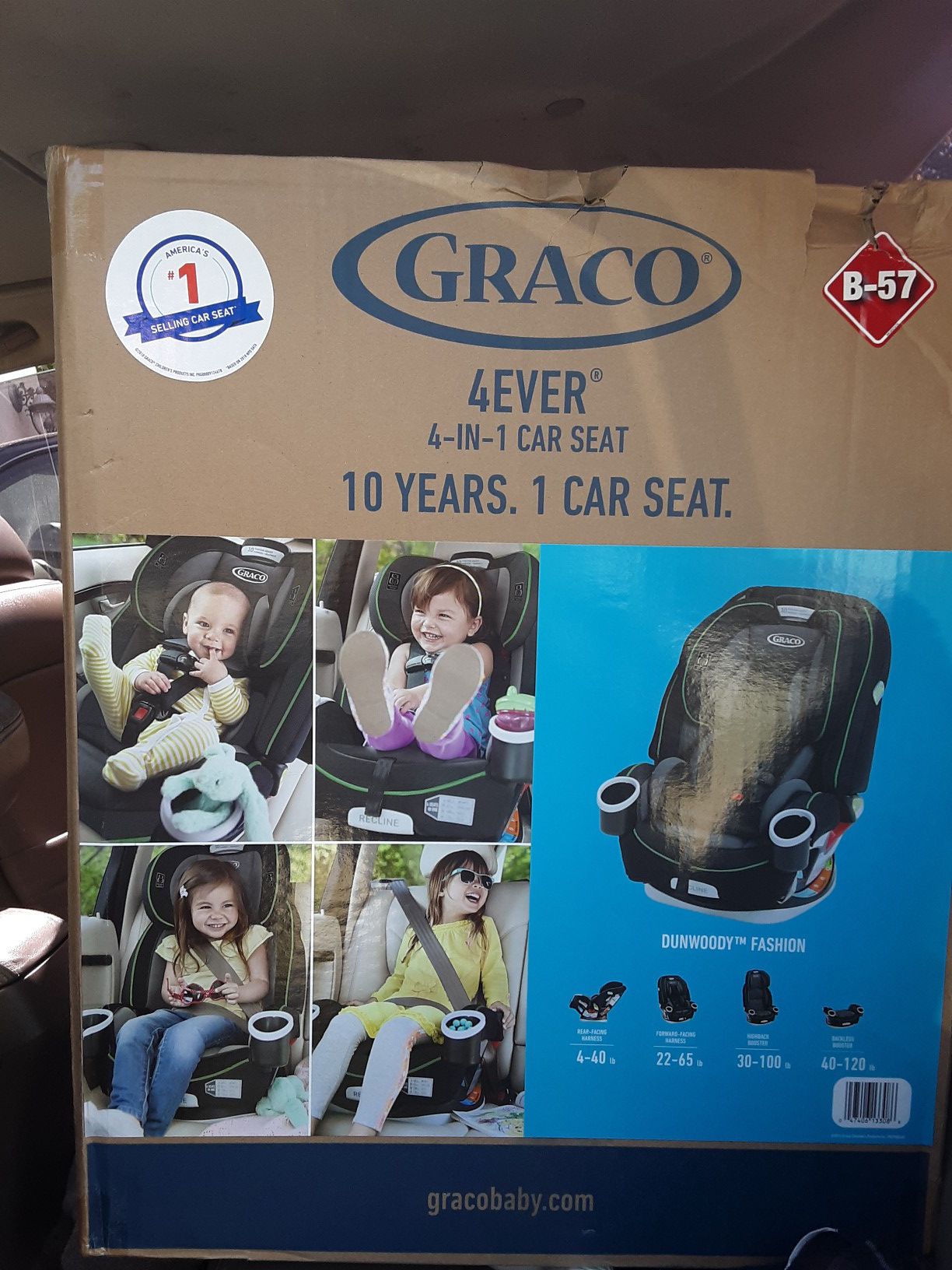 Graco 4ever convertible car seat