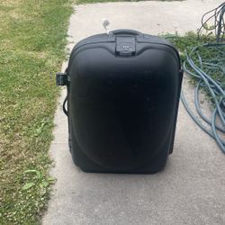 Set Of 3 Large Black Suitcase 