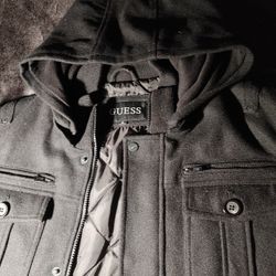 Mens Guess Wool Jacket Size XL