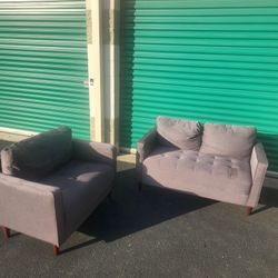 Grey Wayfair Couch Set 💎 Delivery Available 