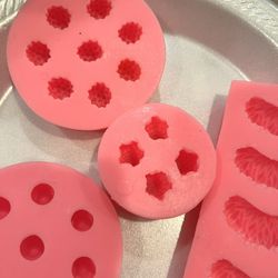 Silicone Molds  Jelly & Chocolate 4 For $35 Mulberry, Rasberry, Blueberry And Mandarin