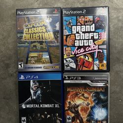 PS2 PS3 and PS4 Empty Boxes