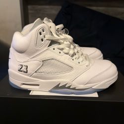 Jordan 5 White Metallic