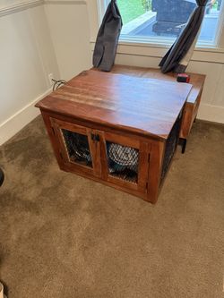 Wooden Dog Crate