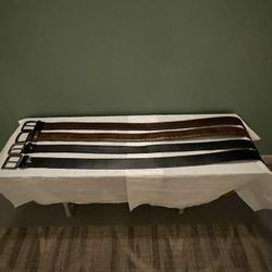 100% Genuine Leather Men's BELTS (Large 38-42) - posted price EACH is firm.