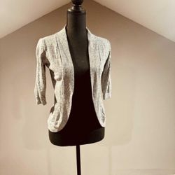 XS Black and White Cardigan