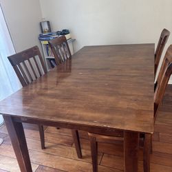 Dining Table + 4 Chairs – $60– Pickup in 4S Ranch