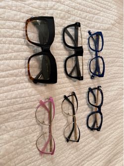 Glasses with demo lenses $10 each