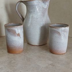 3pc Sid Luck Pottery Set 