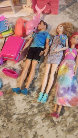 Barbies and accessories