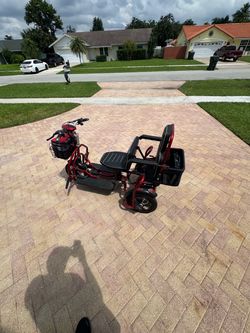 Red mobility trike