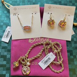 Barbie™ x Kendra Scott Two Necklaces & Earrings Bundle