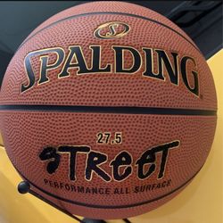 New- Never Used -Spaulding Street Basketball - Performance All Surface -27.5-Never used