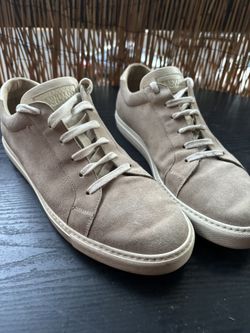 Brunello Cucinelli Luxury Sand Suede