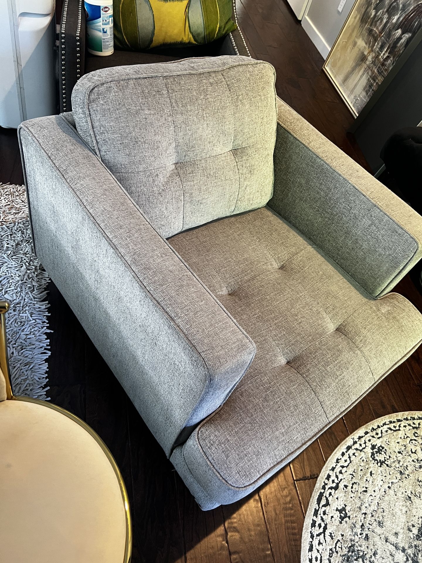 Grey Color Armchair Like New