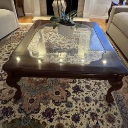 Elegant Coffee Table + Two Matching End Tables 