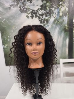 Human hair lace front wig