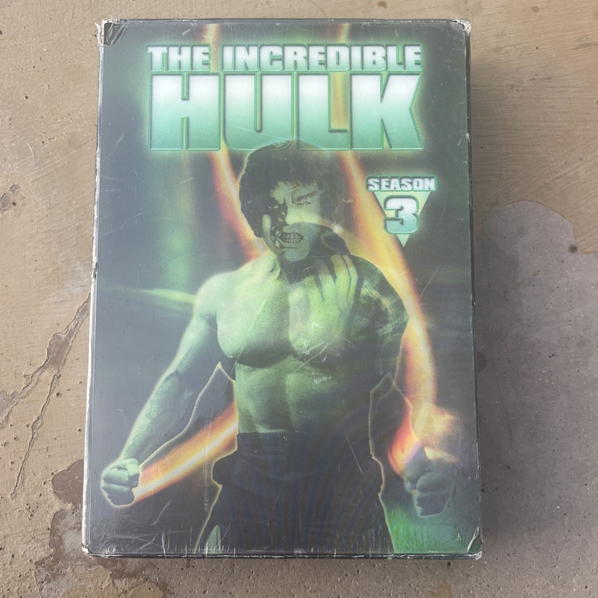 The Incredible Hulk Season 3 DVD Bran New Lenticular Cover