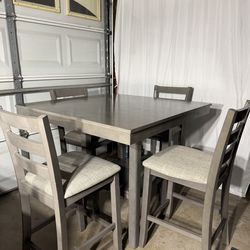 Gray Dining Table