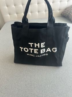 Marc Jacobs The Tote Bag Black Canvas