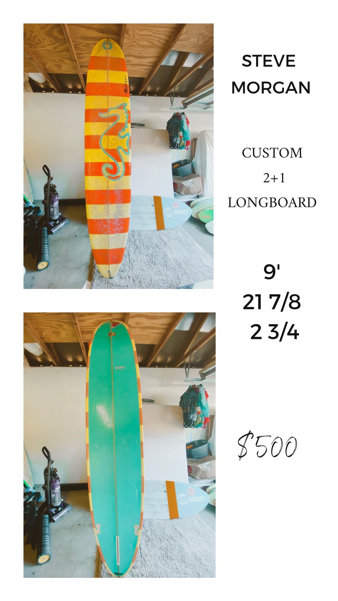 MAKE AN OFFER Longboard Surfboards