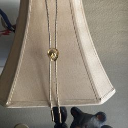 Gold Tone Cowboy Hat Bolo  