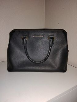 Michael Kors Black Leather Crossbody Purse