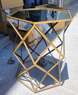 Mirror Side Table
