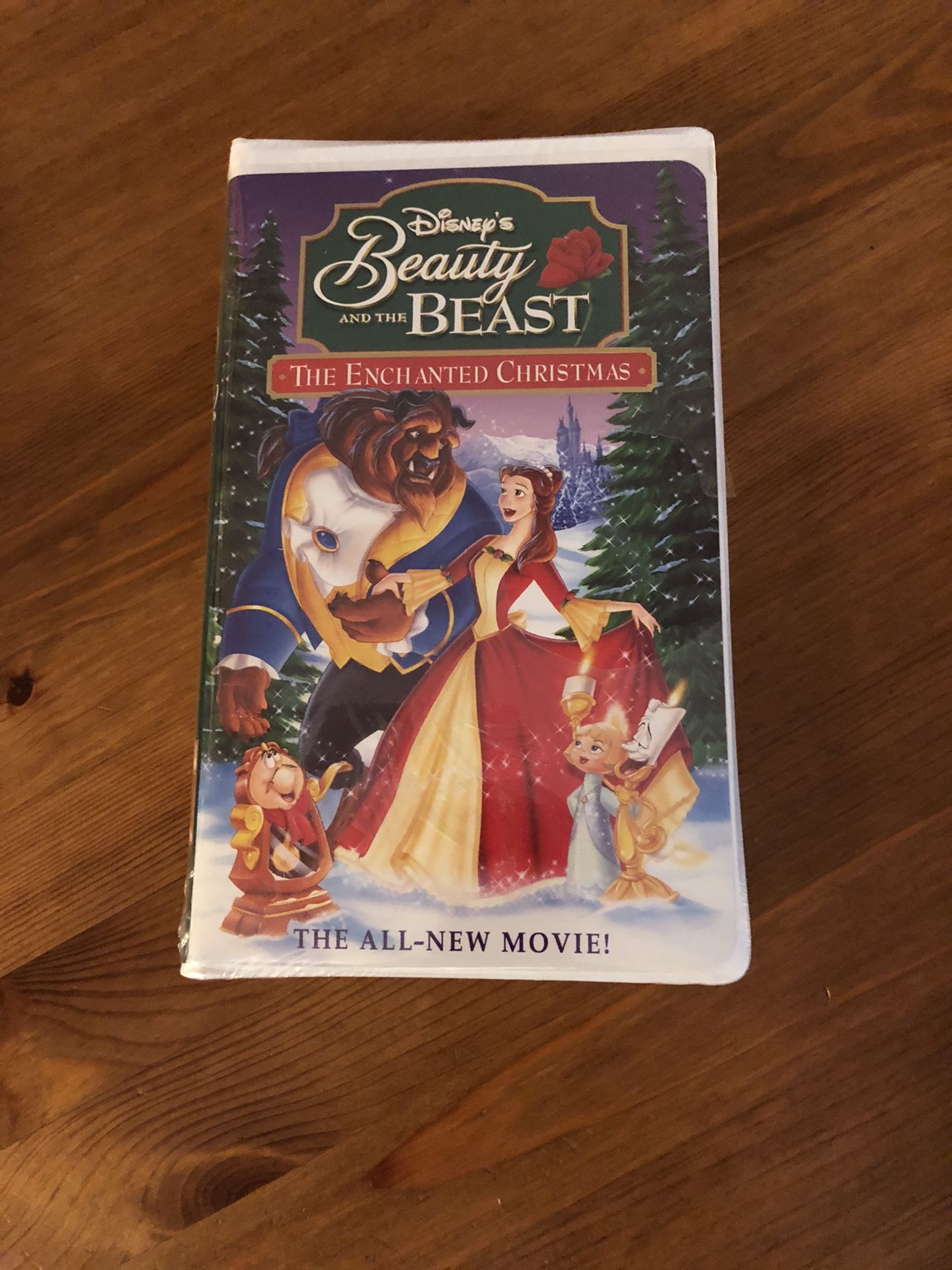 Disney’s Beauty and the Beast The Enchanted Christmas VHS NEW