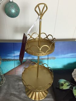 Gold jewelry holder