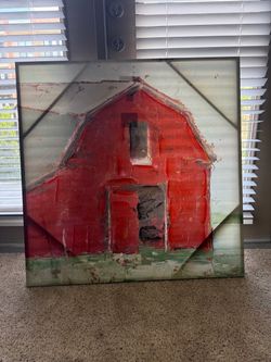 Large Rustic Red Barn Canvas Wall Art – Kirkland’s – Farmhouse Décor