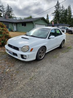 Subaru Impreza WRX Sedan White