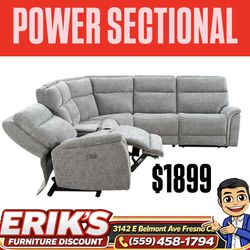 New sectional recliner