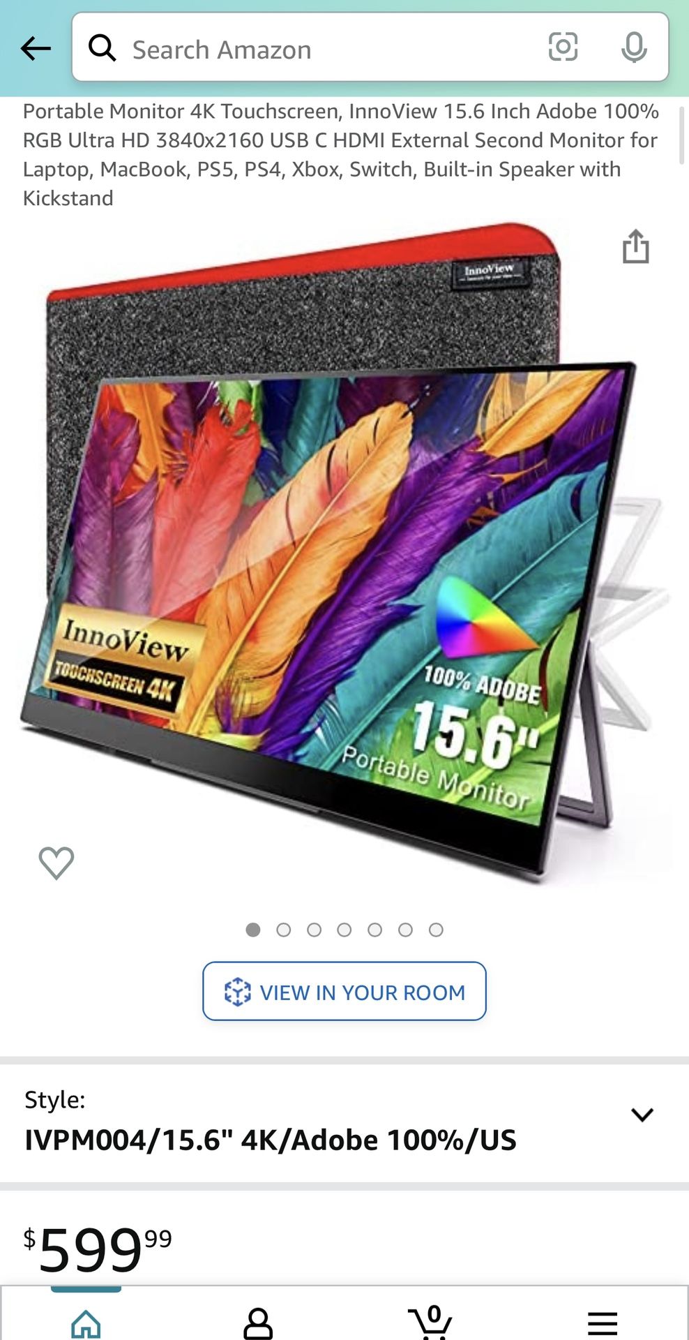 Brand New 4K 15.6 Touch Screen Monitor Very Cheap