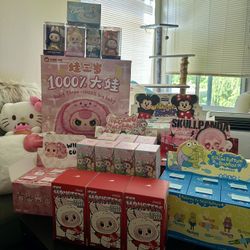 POPMART Confirmed Boxes. Labubu, Bikini bottom, Skull Panda, Mickey And family, Wild But Cities