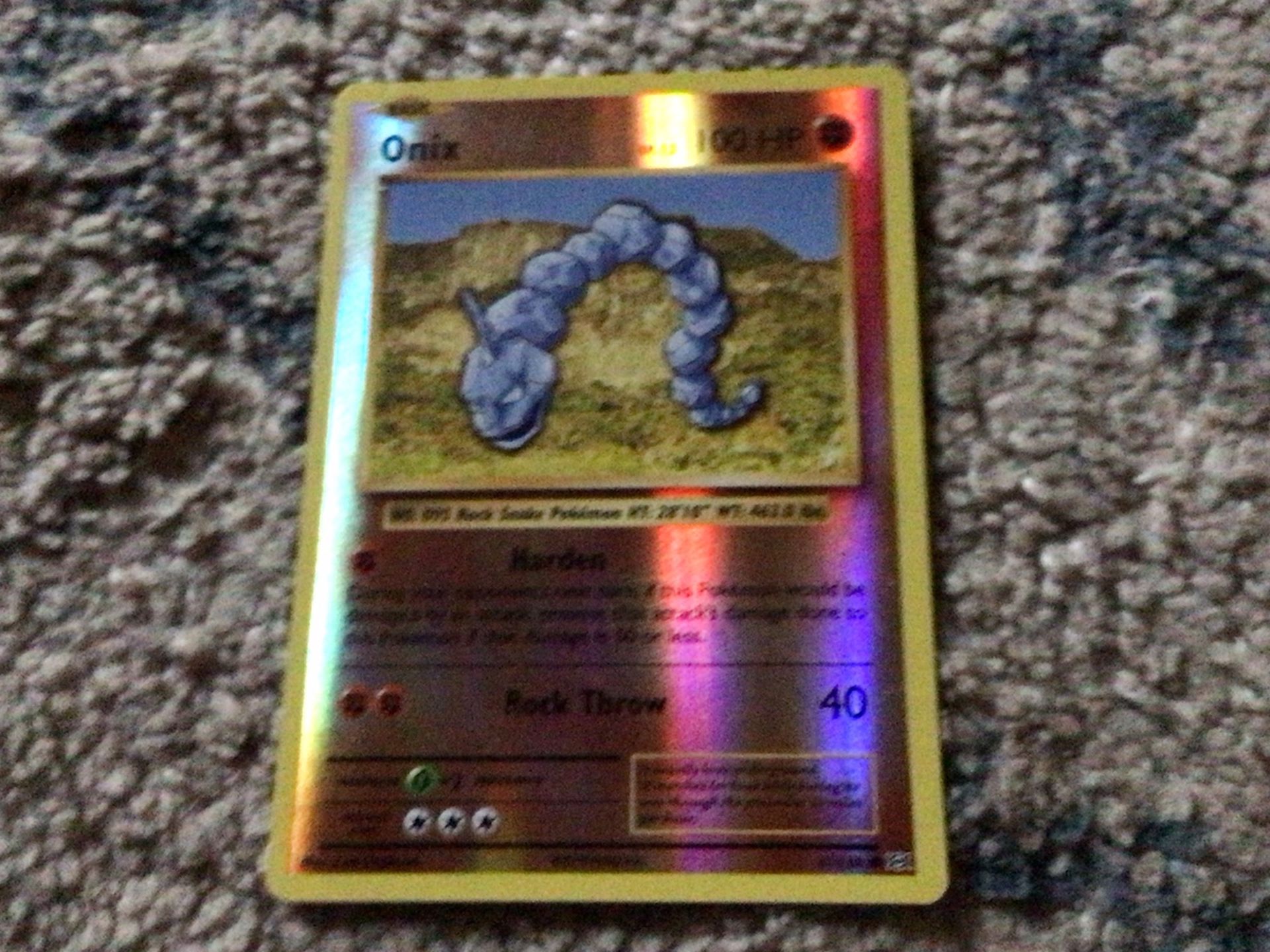 Onyx Pokémon Card