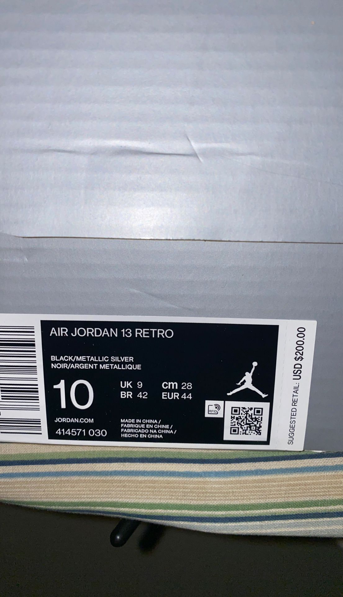 Air Jordan Retro 13 Size 10 $200 obo