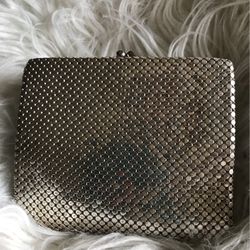 Vintage Whiting&Davis Silver Mesh Wallet 70s