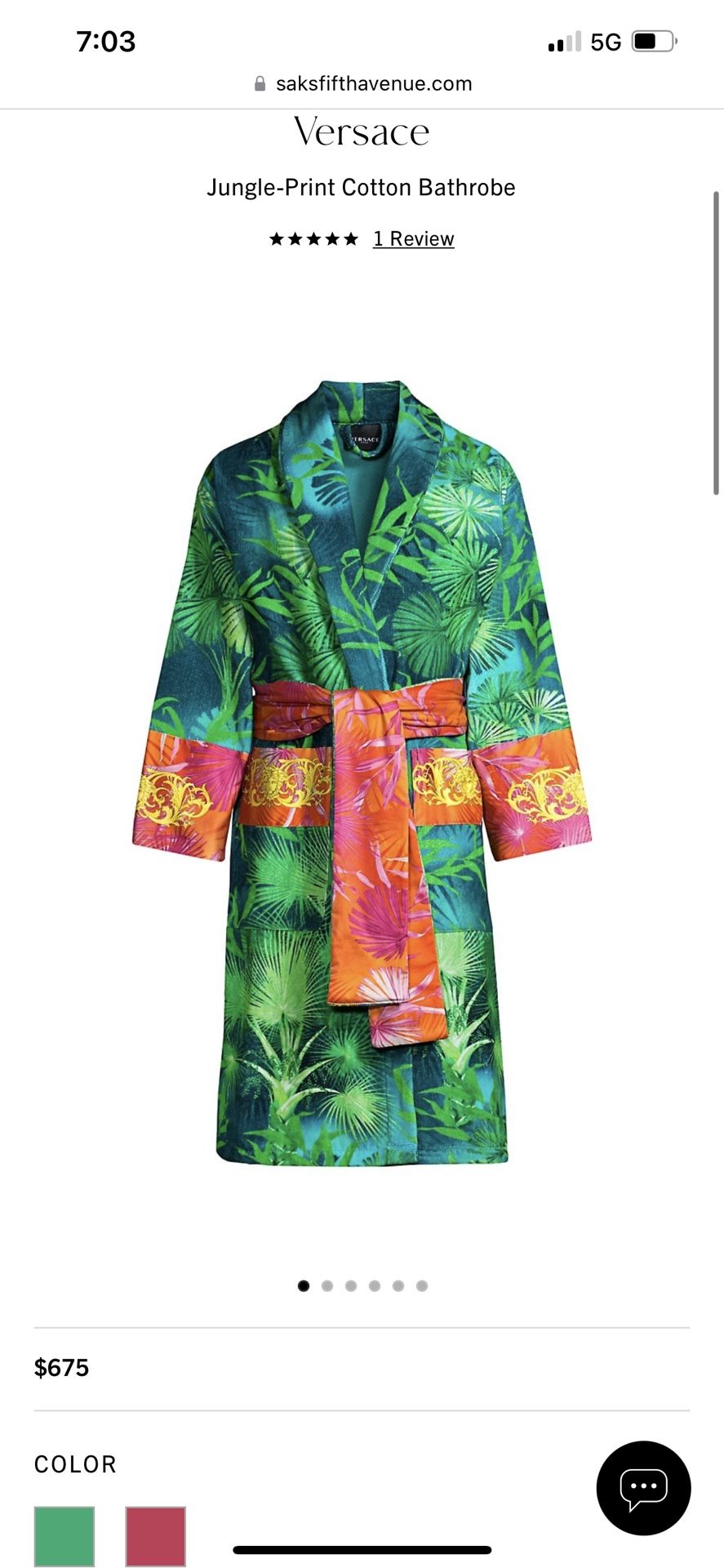 Versace Robe