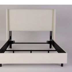 Tilly Upholstered Bed Queen Size  Sky Line 