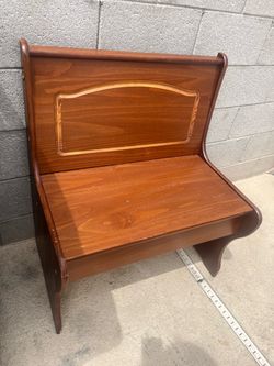 Wooden Storage Bench