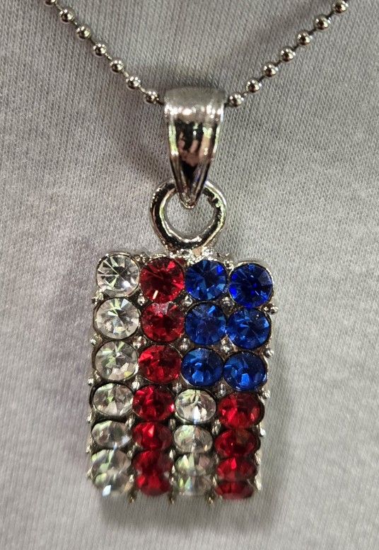Patriotic Fourth Of July Pendant 